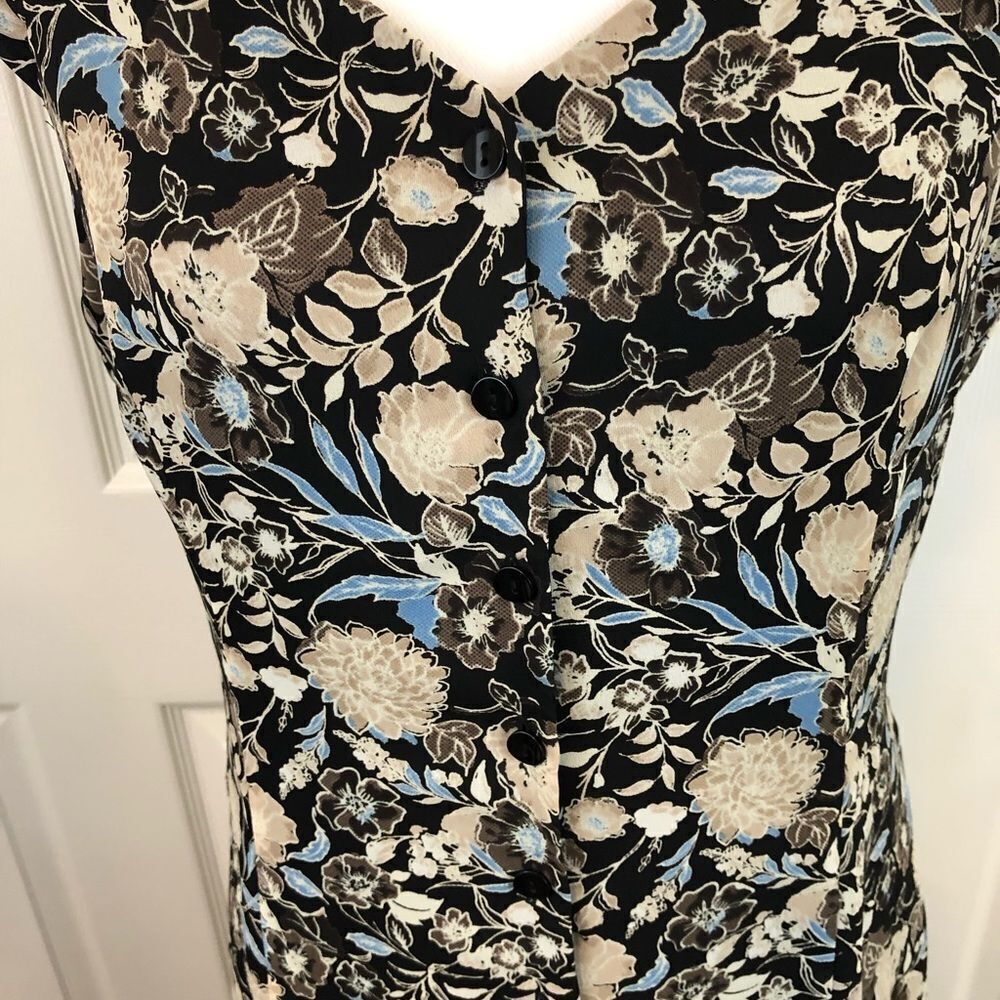 CHRISTOPHER & Banks shortsleeved maxi dress size 8 - Picture 2 of 10